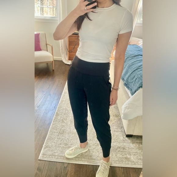 Athleta Venice Velvet Stripe Jogger - Picture 2 of 15